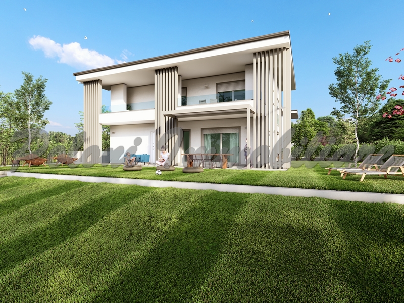 Cenate Sotto, nuovo quadrilocale con giardino