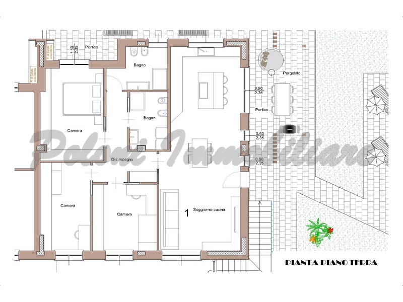 Cenate Sotto, nuovo quadrilocale con giardino