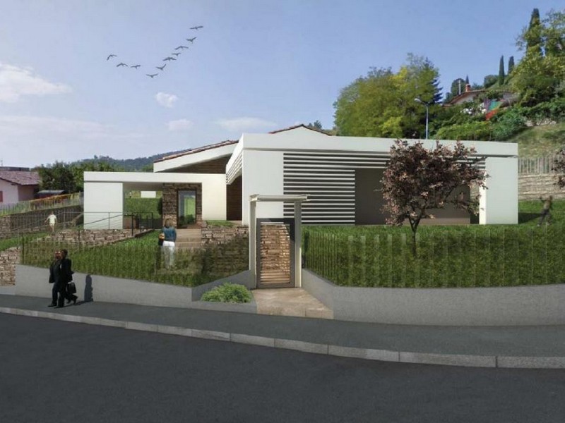 Terreno edificabile con progetto gia' approvato per villa singola. Scopri di piu'...