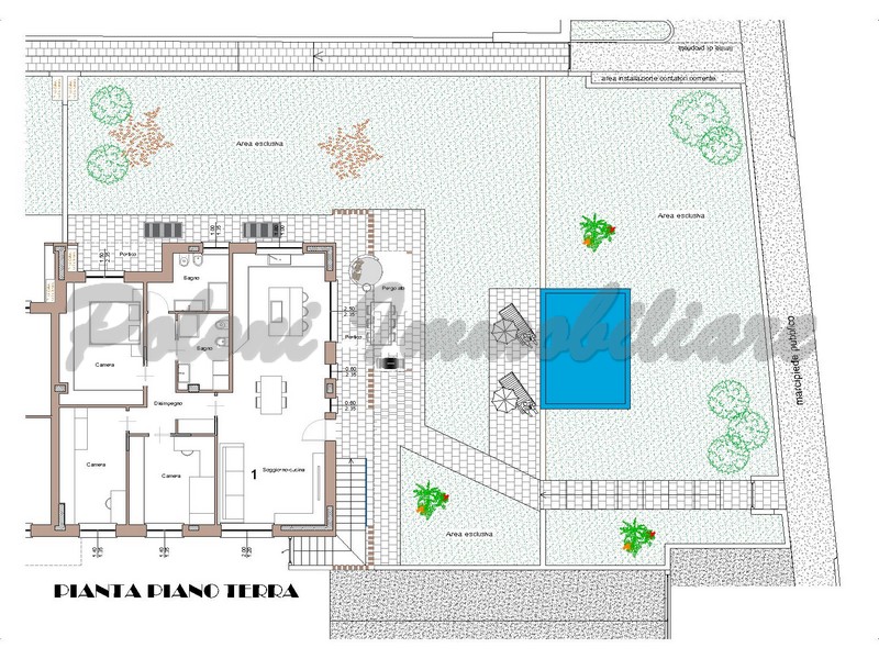 Cenate Sotto, nuovo quadrilocale con giardino