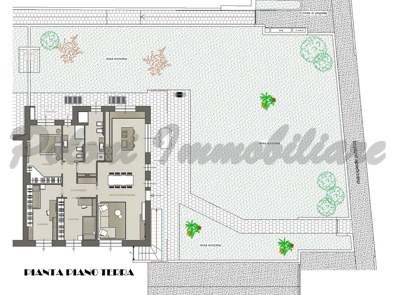 Cenate Sotto, nuovo quadrilocale con giardino