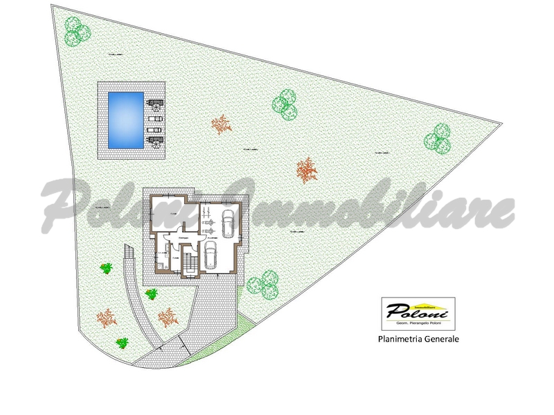 Zandobbio, villa singola immersa nella natura