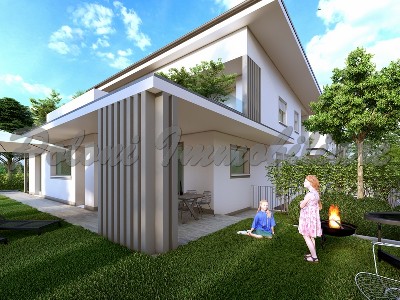 Cenate Sotto, nuovo quadrilocale con giardino