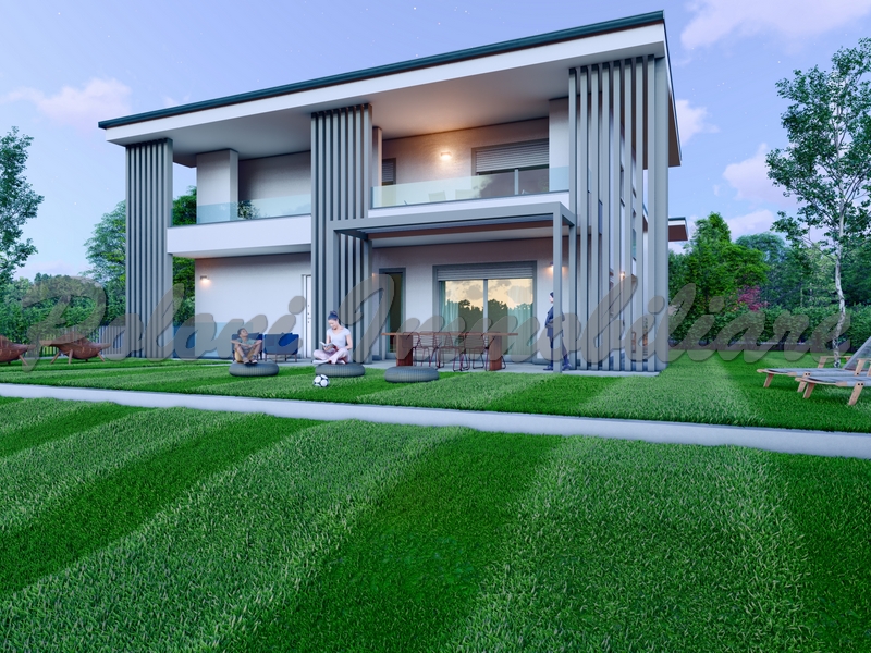Cenate Sotto, nuovo quadrilocale con giardino