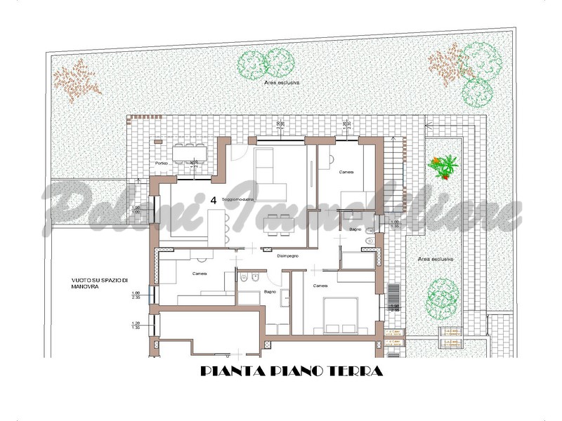 Cenate Sotto, nuovo quadrilocale con giardino