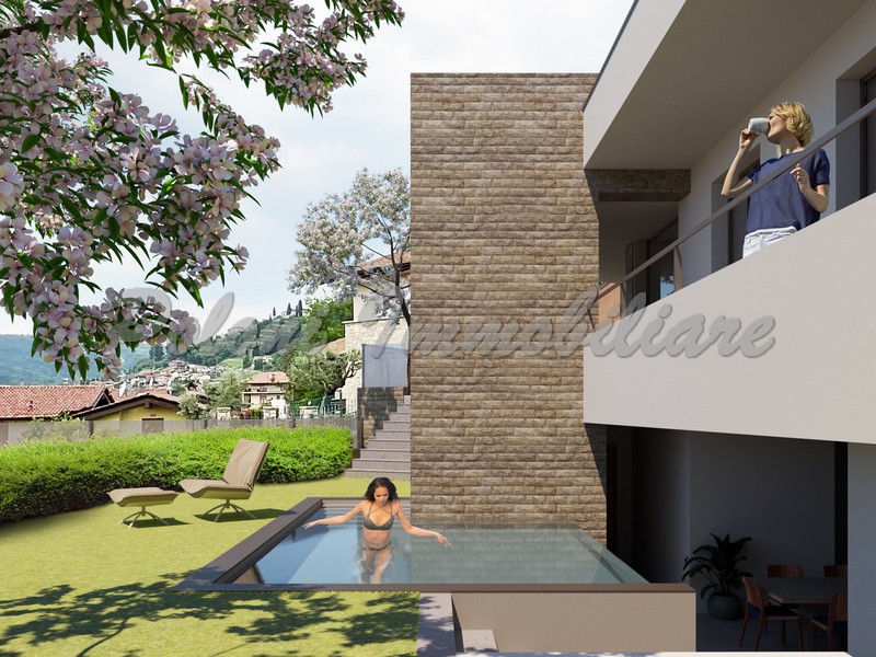 Cenate Sotto, nuova villa singola con piscina