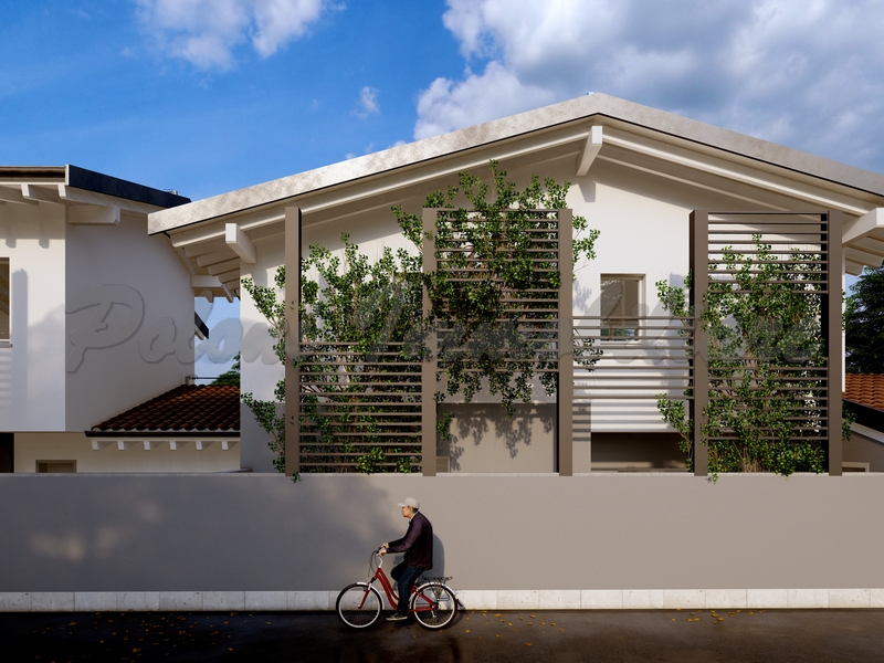 Treviolo, villa di testa di nuova costruzione